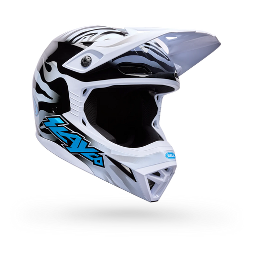 BELL MX-10 MIPS YOUTH SLAYCO LIMITED EDITION GLOSS WHITE/BLACK YOUTH MOTOCROSS HELMET