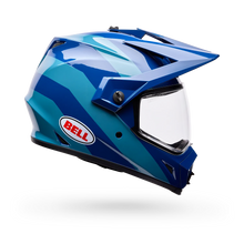 BELL MX-9 ADVENTURE MIPS MOTION GLOSS BLUE HELMET