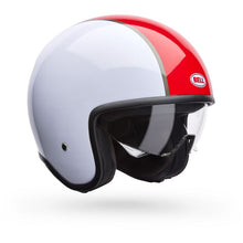 BELL TX-501 RALLY RED/WHITE MOTORCYCLE HELMET