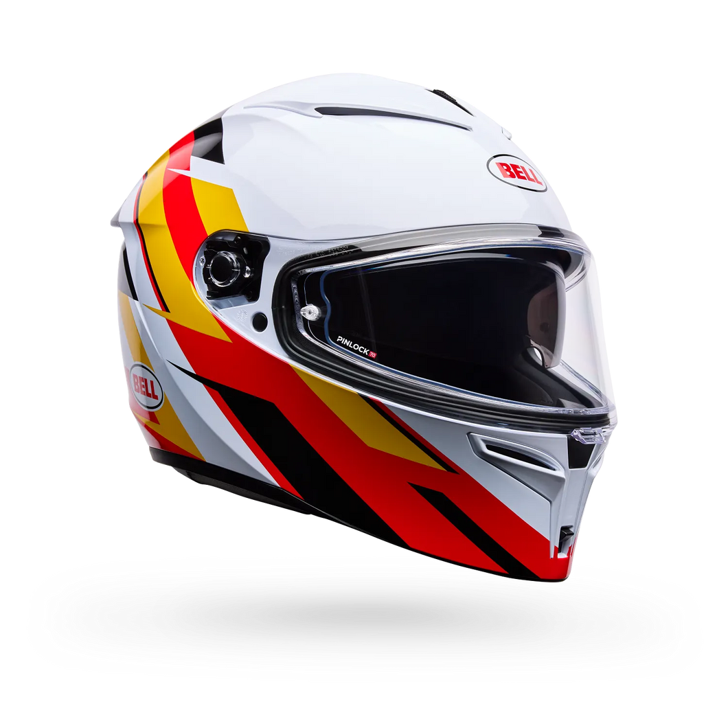 BELL LITHIUM NOVA WHITE/RED MOTORCYCLE HELMET