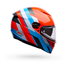 BELL LITHIUM NOVA ORANGE/BLUE MOTORCYCLE HELMET