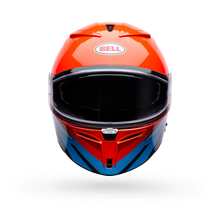 BELL LITHIUM NOVA ORANGE/BLUE MOTORCYCLE HELMET