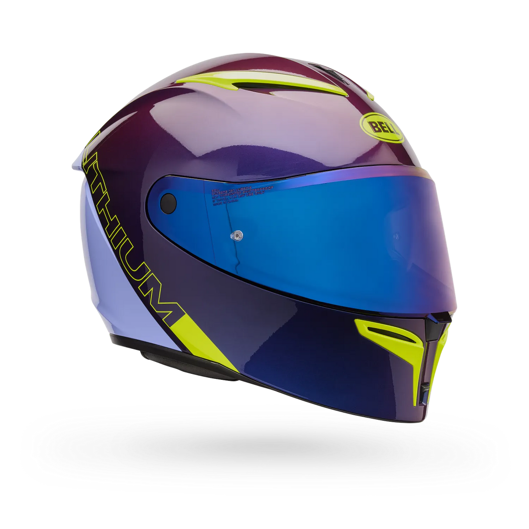 BELL LITHIUM MIPS PLUS DELTA BLACK/PURPLE MOTORCYCLE HELMET