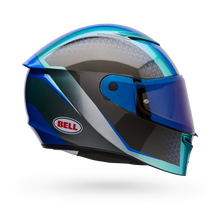BELL LITHIUM MIPS PLUS BLIP SILVER MOTORCYCLE HELMET