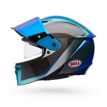 BELL LITHIUM MIPS PLUS BLIP SILVER MOTORCYCLE HELMET