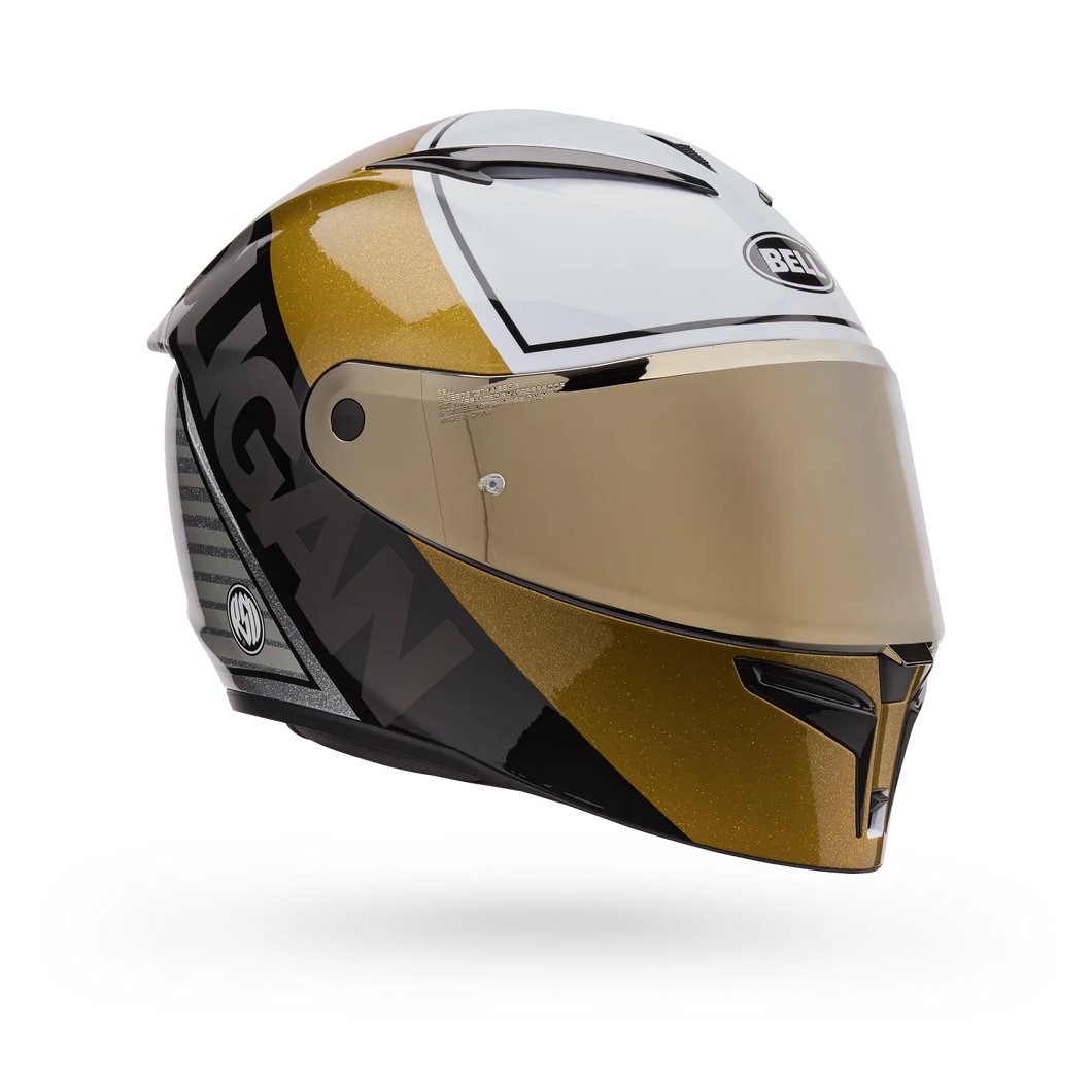 BELL LITHIUM MIPS PLUS RSD OBIS WHITE/GOLD MOTORCYCLE HELMET
