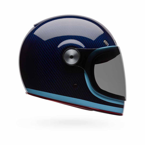BELL BULLITT GT CARBON LANE BLUE MOTORCYCLE HELMET