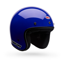 BELL MAGNUM SOLID BLUE MOTORCYCLE HELMET