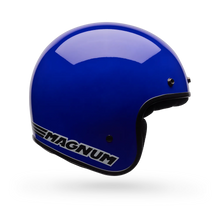BELL MAGNUM SOLID BLUE MOTORCYCLE HELMET