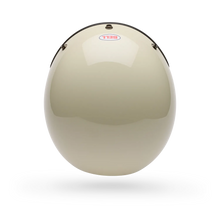 BELL MAGNUM SOLID VINTAGE WHITE MOTORCYCLE HELMET