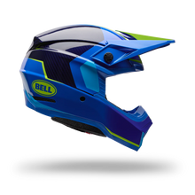 BELL MOTO-10 GP VECTOR FREQUENCY BLUE MOTOCROSS HELMET