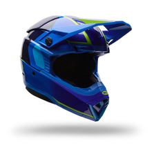 BELL MOTO-10 GP VECTOR FREQUENCY BLUE MOTOCROSS HELMET