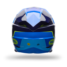 BELL MOTO-10 GP VECTOR FREQUENCY BLUE MOTOCROSS HELMET