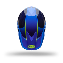 BELL MOTO-10 GP VECTOR FREQUENCY BLUE MOTOCROSS HELMET