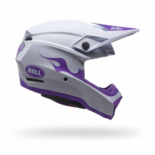 BELL MOTO-10 MIPS PURPLE DAZE SPECIAL EDITION PURPLE/WHITE MOTOCROSS HELMET