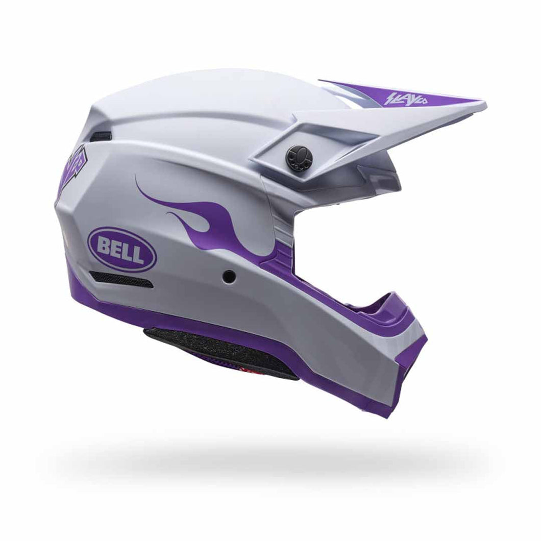 BELL MOTO-10 MIPS PURPLE DAZE SPECIAL EDITION PURPLE/WHITE MOTOCROSS HELMET
