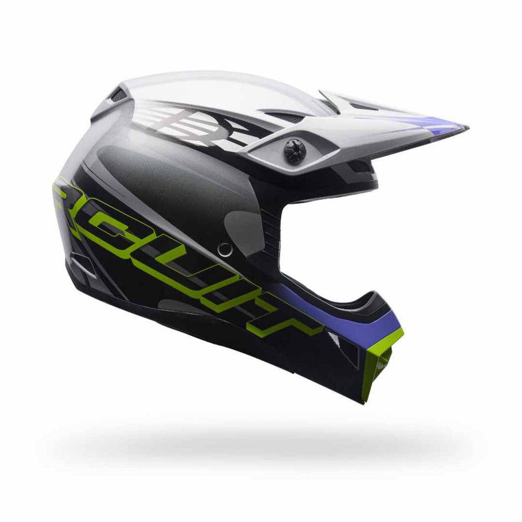 BELL MX-10 MIPS INTAKE BLACK/SILVER MOTOCROSS HELMET