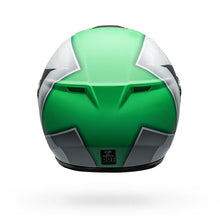 BELL SRT MODULAR PRESENCE MOTORCYCLE HELMET - MATT/GLOSS/GREEN/WHITE/BLACK (Size: SMALL)