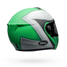 BELL SRT MODULAR PRESENCE MOTORCYCLE HELMET - MATT/GLOSS/GREEN/WHITE/BLACK (Size: SMALL)