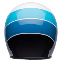 BELL CUSTOM 500 RIFF WHITE/BLUE MOTORCYCLE HELMET