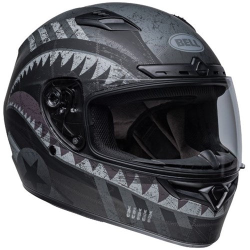 BELL QUALIFIER DLX MIPS DEVIL MAY CARE - MATTE BLACK/GREY (Size: SMALL)