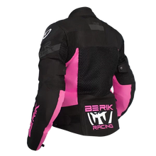 BERIK 4 SEASON WOMENS TEXILE JACKET BLACK/PINK