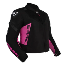 BERIK 4 SEASON WOMENS TEXILE JACKET BLACK/PINK