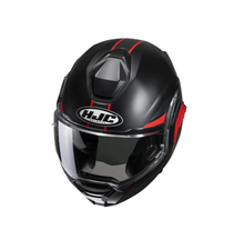 HJC I100 BEIS MC-1 SF FLIP UP MODULAR MOTORCYCLE HELMET - MATT BLACK/RED - ECE 22.06