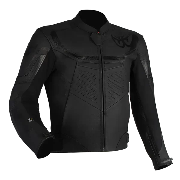 BERIK STRADA LEATHER JACKET BLACK