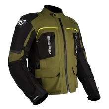 BERIK TRANSFORMER TOURING TEXTILE JACKET BLACK/GREEN