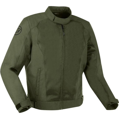 BERING NELSON MOTORCYCLE JACKET - KHAKI (Size: XL) Last One