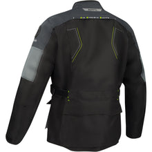 BERING 🇫🇷 WINNIPEG MOTORCYCLE JACKET BLACK/GREY/FLURO YELLOW - LARGE (LAST ONE)