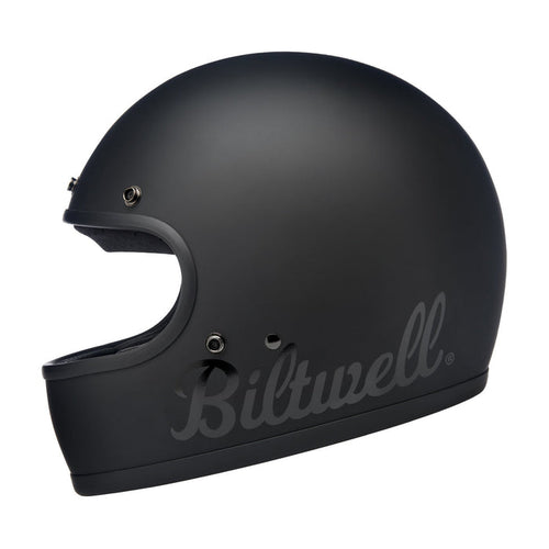 BILTWELL GRINGO ECE HELMET - FACTORY FLAT BLACK