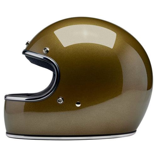 BILTWELL GRINGO ECE 22.06 HELMET - UGLY GOLD METALLIC