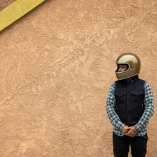 BILTWELL GRINGO ECE 22.06 HELMET - UGLY GOLD METALLIC