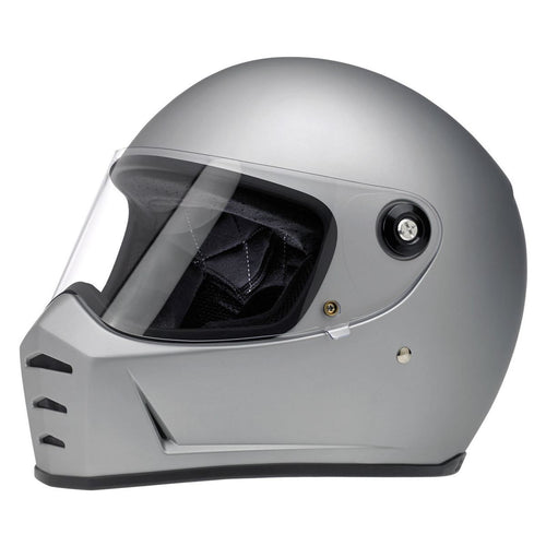 BILTWELL LANE SPLITTER HELMET - MATTE SILVER