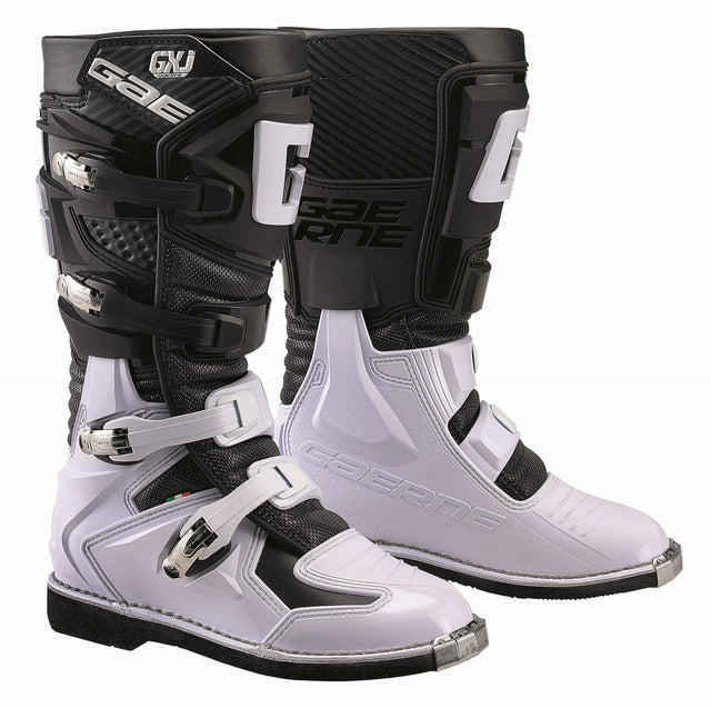 GAERNE GX-J BLACK/WHITE BOOTS