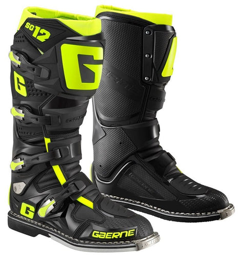 GAERNE SG-12 BLACK/YELLOW BOOTS