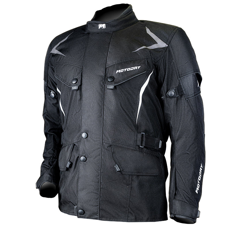 MOTODRY THERMO BLACK TEXTILE JACKET