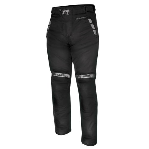 MOTODRY THERMO BLACK TEXTILE PANTS