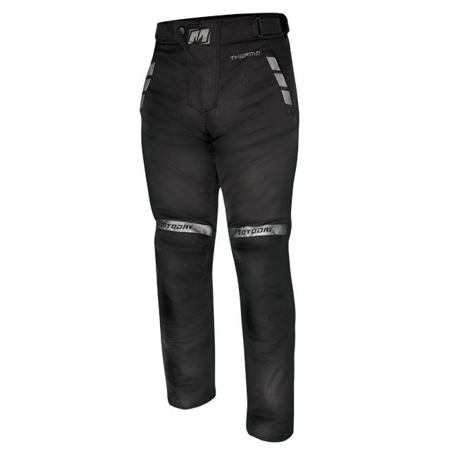 MOTODRY THERMO BLACK TEXTILE PANTS
