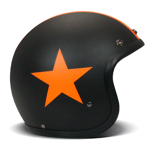 DMD STANDARD VINTAGE STAR ORANGE HELMET