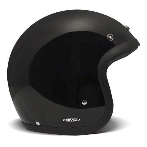 DMD JET RETRO SOLID BLACK 22.06 HELMET