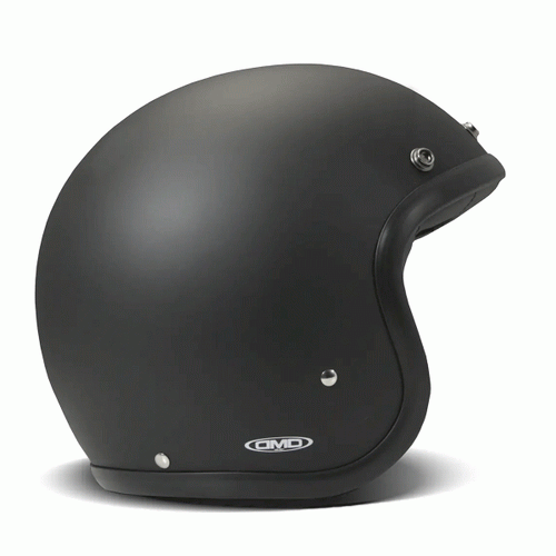 DMD JET RETRO MATT BLACK 22.06 HELMET