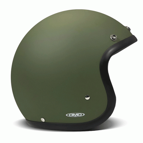 DMD JET RETRO MATT GREEN 22.06 HELMET