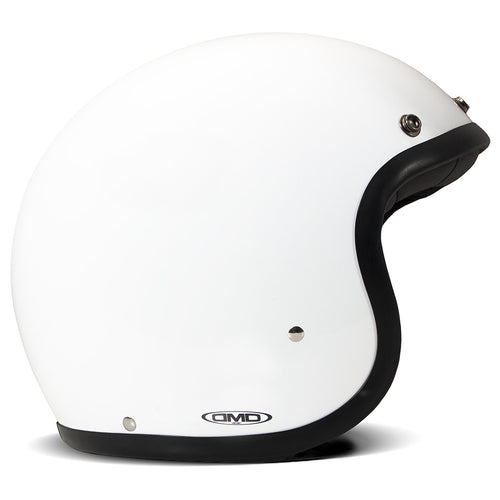 DMD JET RETRO SOLID WHITE 22.06 HELMET