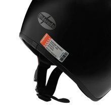 ELDORADO EXR LOW PROFILE OPEN FACE GLOSS BLACK HELMET