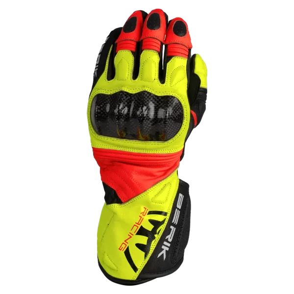 BERIK SP1 CARBON GLOVE BLACK/HI-VIZ/RED