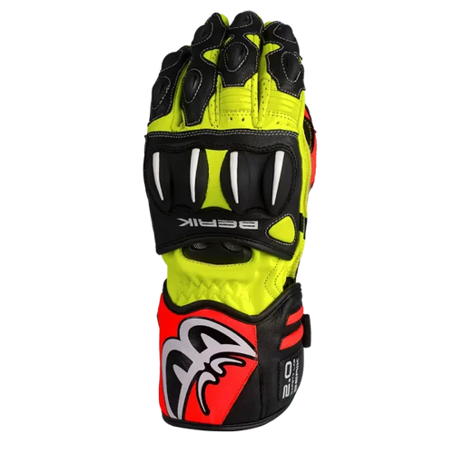 BERIK TRAX GLOVE BLACK/HI-VIZ/RED
