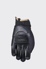 FIVE FLOW WOMAN GLOVES - BLACK/COPPER